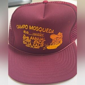 Vintage campo mosqeda 1987 baja california hat from winners snapbacks